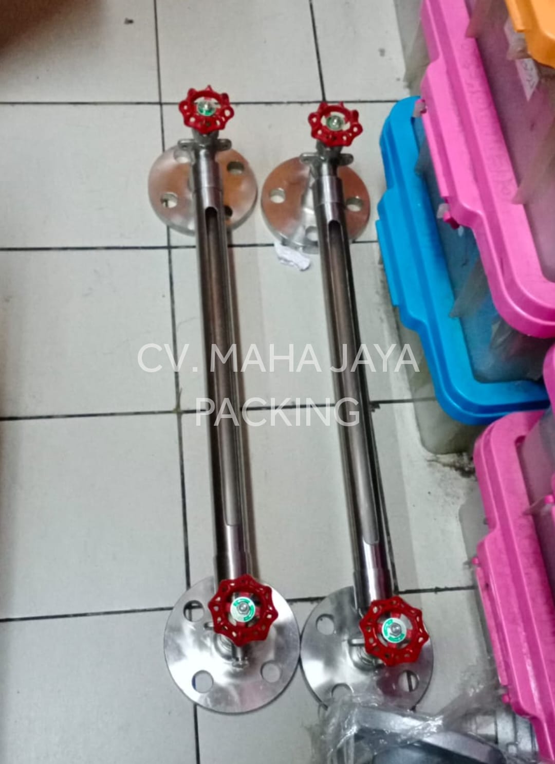 LEVEL GLASS INDIKATOR KONEKSI FLANGE