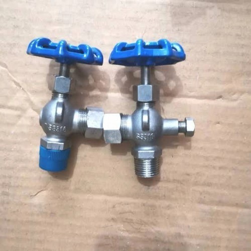 KRAN VALVE LEVEL GLASS STAINLESS
